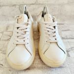 VEJA Campo White Almond Chrome Free Leather Sustainable Minimalist Sneaker Sz 7 Photo 3