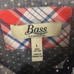 G. H. Bass Cotton button up Blouse. Size Large. Classic. Spring. Cottagecore. Blue Photo 1