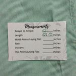 Everlane  The Silky Cotton Relaxed Shirt Bright Jade White Striped Size 6 New Photo 12