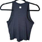 Vuori  Pose Plyo Tank Built-In Bra Cropped Ribbed Black Size XS Photo 3