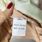 frame denim Frame Snap Detailed Ruched Shell Bomber‎ Jacket in Nude Medium MSRP $425 Photo 13
