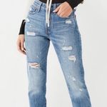 Levi's Wedgie Fit High Rise Waisted Distressed Mom Jeans Photo 0