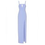 Aidan Mattox  Sleeveless Cutout Column Gown in Baby Blue, Size 4 NEW w/Tag $220 Photo 13