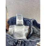 Good American Women's Blue Denim Jeans Distressed Straight Size 0 Cotton Photo 2