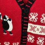 Holiday Edition Penguin Sweater Vest – Size XL Red Photo 3