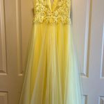 Camille La Vie Yellow Formal Dress Photo 1
