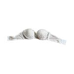 Victoria's Secret NWT Victoria’s Secret Patricia Strapless Padded Lace Elegant White Bra size 34B Photo 13