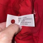 Lady Hagen  hydro-dri medium women’s red and houndstooth lined v neck polo golf t Photo 10