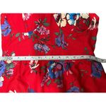 Anthropologie  BAND OF GYPSIES Dress Womens Sz S Red Floral Maxi Bustier Corset Photo 8