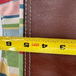 Fossil  striped braided handle shoulder bag colorful magnetic closure casual Photo 9