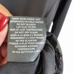 Sympli Womens Black Asymmetrical Tunic Top Velvet Burnout Size 8 Made In Canada Photo 9