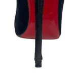 Christian Louboutin So Kate 120 Suede Pointed Toe Pumps Black Size 38 Photo 10