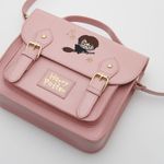 Harry Potter  Messenger Bag Vegan Leather in Dusty Rose Crossbody Top Handle Photo 5