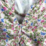 For Love & Lemons  Victorias Secret Satin Butterflies Floral Corset Slip Dress Photo 7