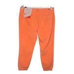 Sundry  Neon Orange Rainbow Stripe  Festival Ankle Zip Corduroy Jogger Size 30 Photo 1