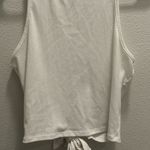 Jun & Ivy  Open Back Tank Top- White Photo 0