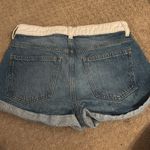 PacSun Blue Jean Shorts with Two-Tone Design Photo 2