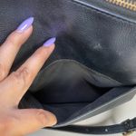 Fossil Cow Hide Leather Crossbody Satchel Shoulder Handbag Purse Black Photo 5