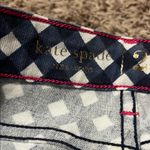 Kate Spade Navy and White Checkered Straight Leg Jeans Photo 1
