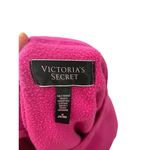Victoria's Secret Victoria’s Secret Magenta Lace Up Sweatshirt Pink Cropped Medium Fleece Womens Photo 3