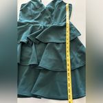 ROWA Tiered Ruffle Mini Dress Green Size L Photo 4