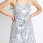 Marine layer Linen Blend Lily Dress Womens Medium Tropical Resort Beach Vacation Photo 0