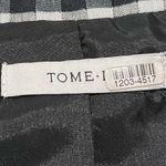 Tome Check Scarf Lapel Jacket Size 2 Photo 6