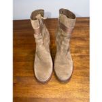 Tory Burch  Leigh Suede Lug Sole With Logo Booties River Rock Photo 3