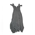 Azazie  slate gray Lianne a line off the shoulder chiffon dress Photo 1