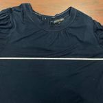 Kim And Cami  Navy 3/4 Sleeve Blouse Size Large Photo 6