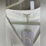 Commense White Button‎ Down V Neck Short Sleeve Romper Size XS Photo 1