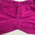Athleta Hot Pink Cropped Leggings with Drawstring Waist Size L Photo 5