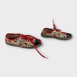 Fendi  Junia Espadrille Women's Size 36.5 Vintage Printed Multicolor‎ Lace Up Photo 2
