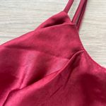 Selfie Leslie Shaken Not Stirred Cut-Out Waist Pleat Detail Mini Dress in Wine Photo 6