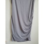 BTFBM New Fashion Dress Women Large Gray Sleeveless Rouched Midi Stretch NWT Size undefined Photo 3