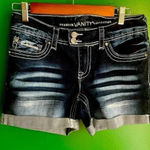 Premium Vanity Jeans Shorts Size 27 Super Cute! Blue Photo 0