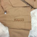 BCBGMax Azria Camel Tomas Draped Blazer Size Small C14 Photo 5