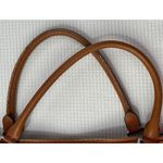 Heshe Women’s Genuine Cognac Cowhide Leather Large Purse READ Photo 11