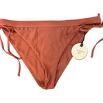 Tularosa  Swim Revolve‎ Melrose Mauve Side Tie Bikini Bottoms Size Large NWT Photo 0