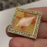 Lot Of 2 Both Signed Costume Jewelry Brooch Pins Gold Tone Avon SP Dual Pendants Photo 6