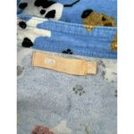 La Cera Blue Dog Cat Flannel Henley Night Shirt Womens Medium Photo 3