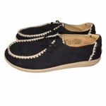 Hey Dude  Black Crochet Wendy Shoes Sneakers size 8 Photo 2