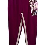 Disney Mickey and Friends Jogger Pajama Pants in Berry Bright Size Large Photo 0