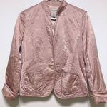 Banana Republic 100% Silk Pink Long Sleeved Blazer Photo 0