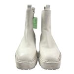 Sam Edelman Laguna Women's Gray Leather Round Toe Platform Chelsea Boots Sz 8.5 Photo 1