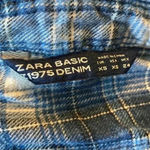 ZARA  Basic Denim Flannel Tunic Dress size XSMALL Photo 4