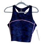 AQUA NWT Women;s Camouflage Contrast Stitch Fitness Sports Bra Photo 5