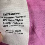 Love Shack Fancy  Pink Metallic Gabriella Lame Puff Sleeve Bow Mini Dress Size L Photo 10