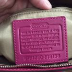 Coach EUC Signature C Pink Patent Purse Wallet Photo 4