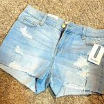 True Craft Junior Distressed Light Denim Shorts Photo 0